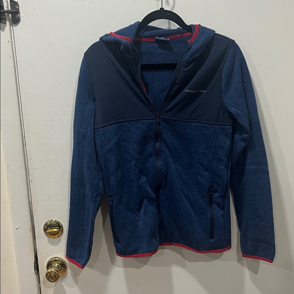 Vineyard Vines Kids Blue and Red Jacket